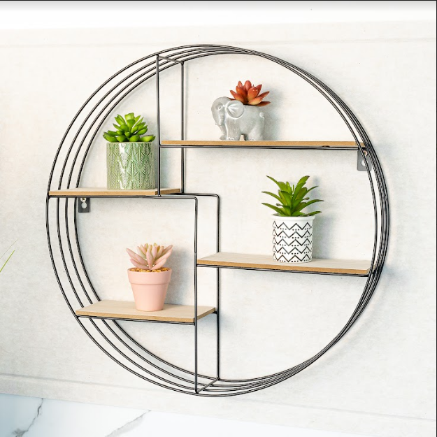 Multi-Section Round Wall Shelf  - CHELF