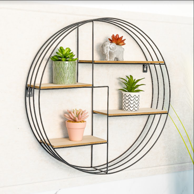 Multi-Section Round Wall Shelf  - CHELF