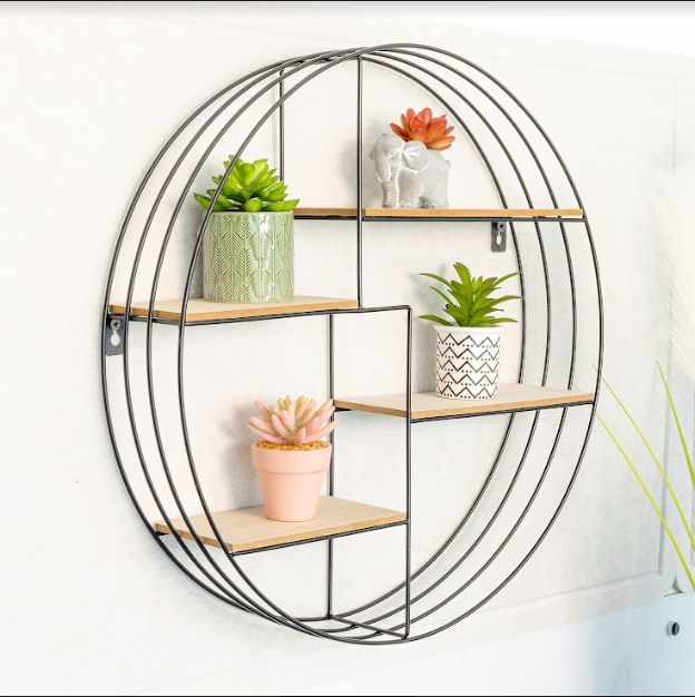 Multi-Section Round Wall Shelf  - CHELF