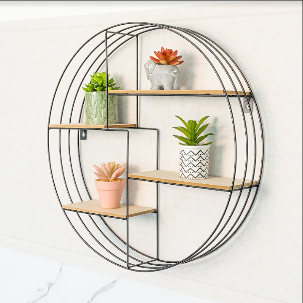 Multi-Section Round Wall Shelf  - CHELF